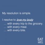 Healthy resolution