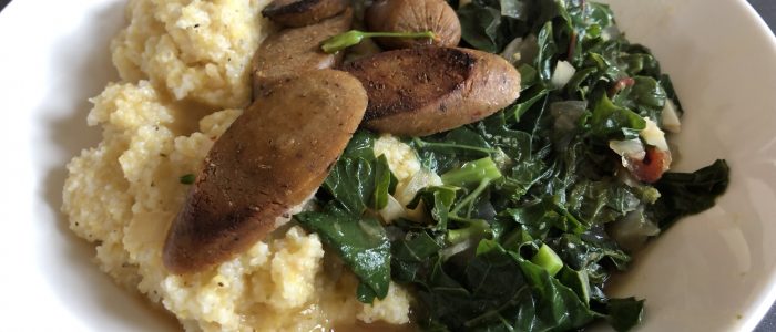 Quick Grits and Greens